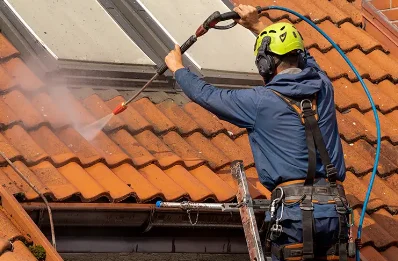 Démoussage et hydrofuge de toiture à Tréfumel